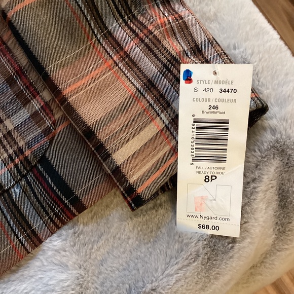 NWT TanJay plaid jacket size 8P - Picture 4 of 8